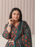 Radiant Teal Green Sequins Work Kurta Set that Adds a Festive Glow