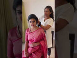 Stunning Pure Soft Semi Silk Saree in Peach Color with a Beautiful Blouse Piece
