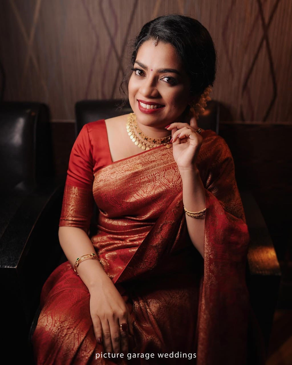 Stunning Maroon Soft Silk Saree with Imbrication Blouse Piece